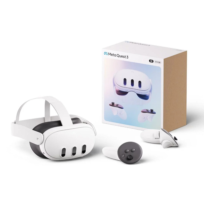 Meta Quest 3 512GB Virtual Reality With Batman Game Bundle - أكسسوار محاكاة